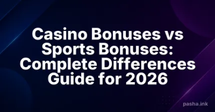 Casino Bonuses vs Sports Bonuses: Complete Differences Guide for 2026